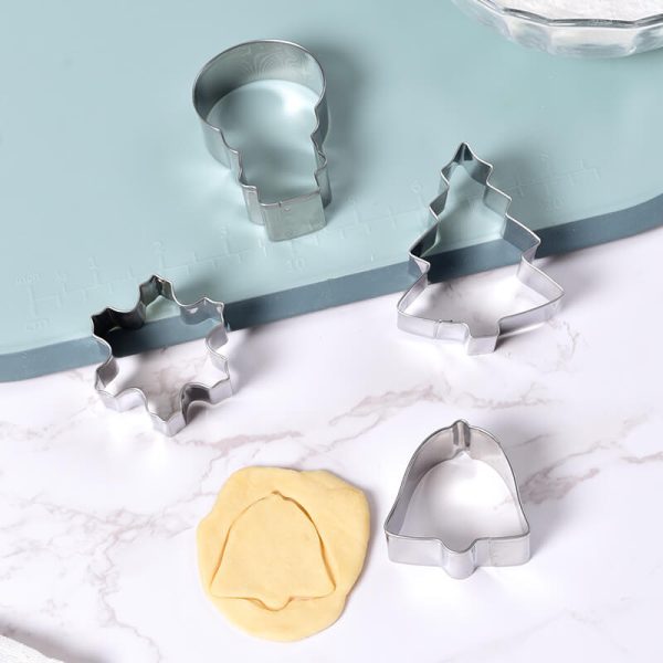 Chirstmas Cookie Cutter Stainless Steel Set