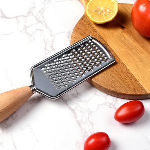 Coarse Cheese Grater with Wooden Handle