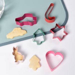 Cookie cutter Colorful coating in Stainless steel