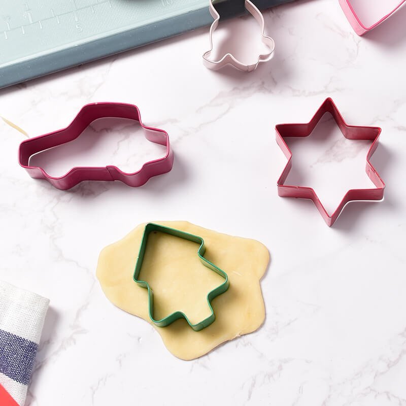 Cookie cutter Colorful coating in Stainless steel