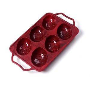Silicone Easter Egg Mold - 6 cavity with Handle
