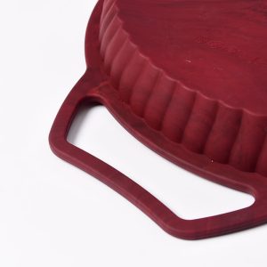 Silicone Round Pie Pan 12-inch with Handles