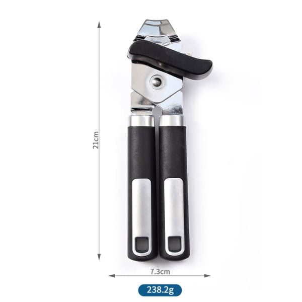 Handhelp Can Opener with Magnet Non-slip TPR+ABS Handle