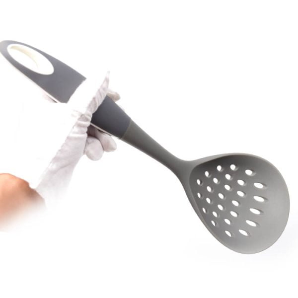 Large Silicone Slotted Serving Spoon for Cooking