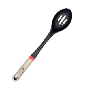 Nylon Slotted Spoon for Cooking 13inch with Non-slip Handle