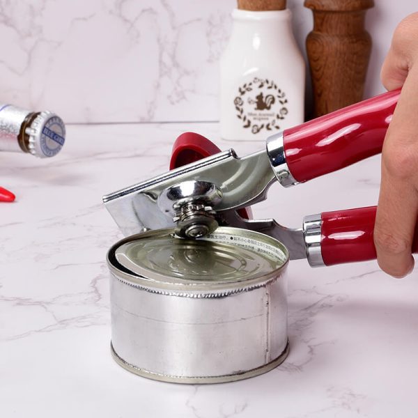 Rotary Can Opener Side Cutting with Large Turn Knob