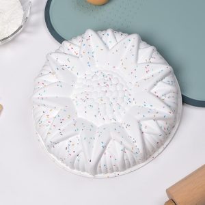 Round Silicone Cake Pan Baking Molds 9.7inch