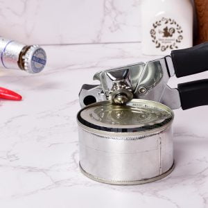 Side Open Can Openers Handhelp with Large Knob Multi-use 3in1