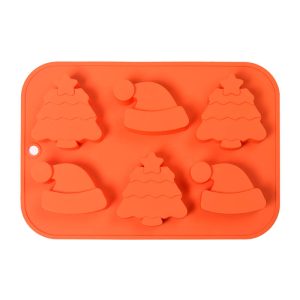 Silicone Christmas Candy Chocolate Molds Baking Supplies