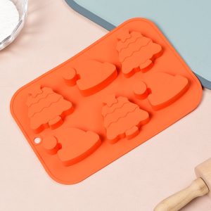 Silicone Christmas Candy Chocolate Molds Baking Supplies
