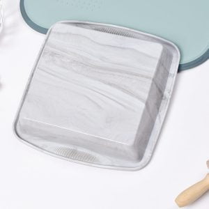 Square Cake Molds Silicone Baking Pans with Handle