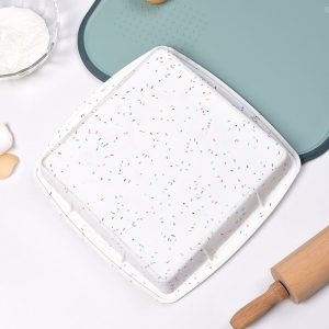 Square Pans Silicone Cake Baking Molds 10.6 inch