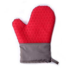 Christmas Thick Oven Mitts Silicone Cotton Lining For Bake