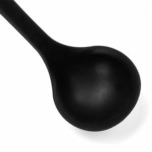 Cooking Ladle in Black Nylon with PP+ABS Handle