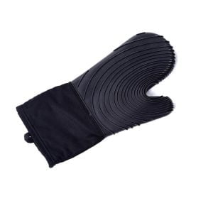 Double Oven Mitts Soft Cotton Lining Waterproof For Baking