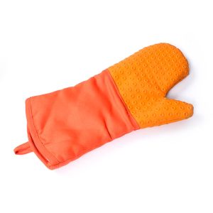 Long Baking mitts Heat Resistant Cotton Lining For Oven