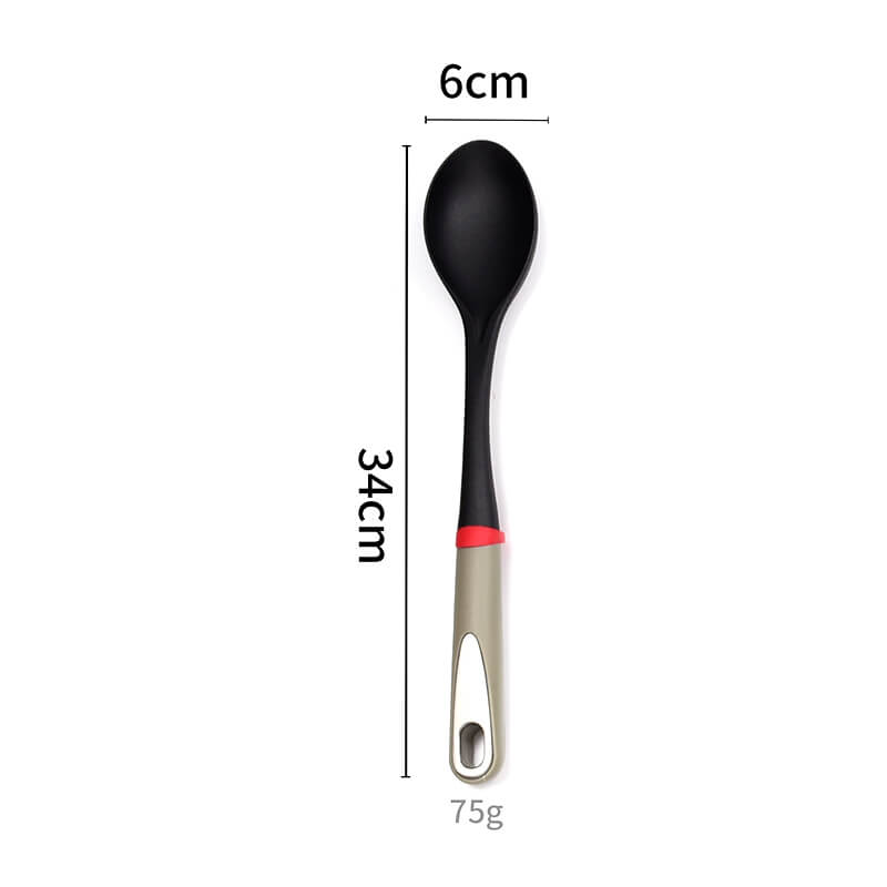 Nylon Black Serving Spoon for Cooking
