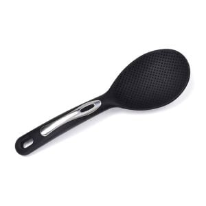 Nylon Shamoji Black Rice Paddle Spoon for Cook