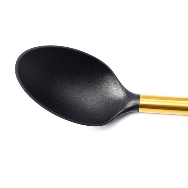 Nylon Solid Serving Spoon in Gloden Handle