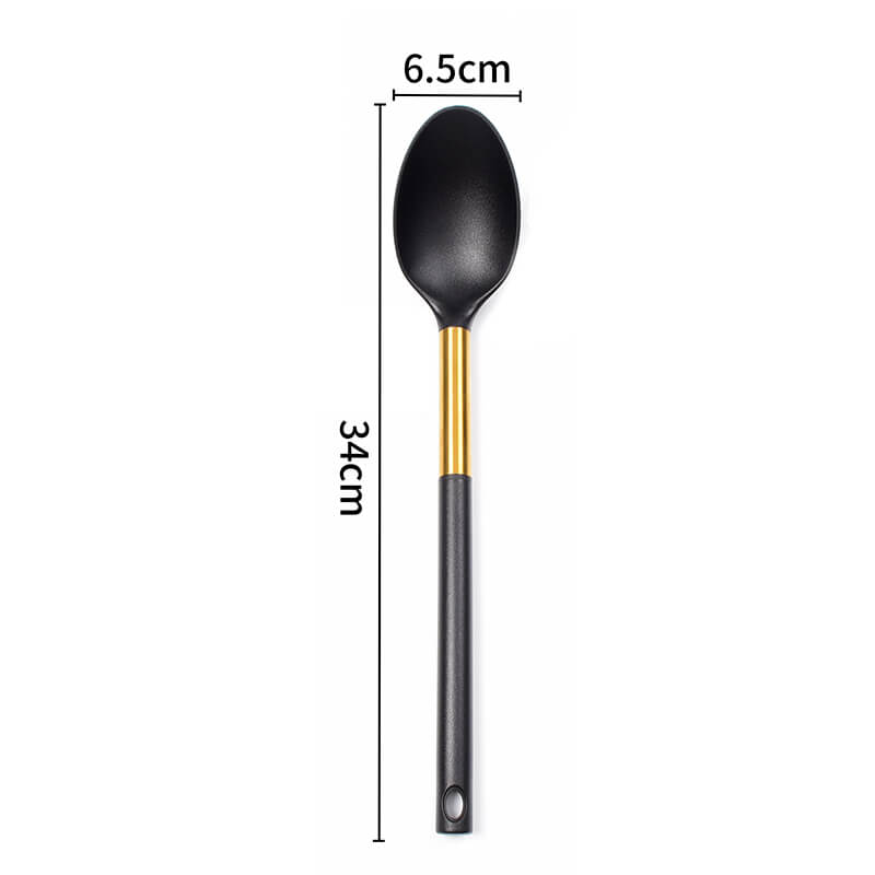 Nylon Solid Serving Spoon in Gloden Handle