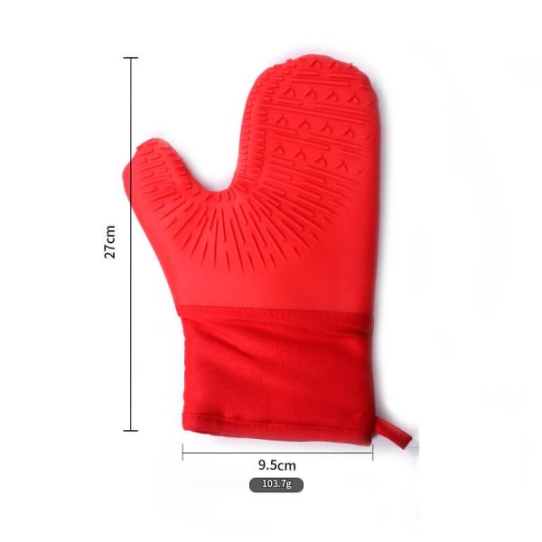 Pizza Oven Gloves with Cotton Lining Waterproof For Kitchen