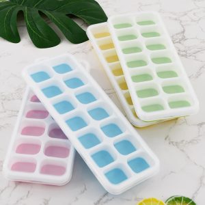 Silicone Ice Cube Tray with Lid Easy-Release 14in1 Supplier