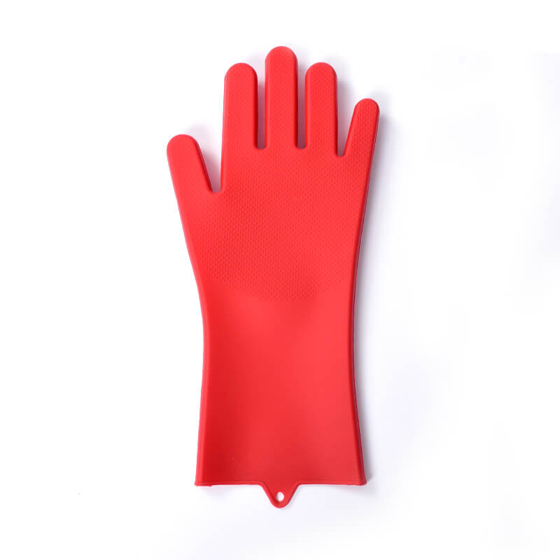 Silicone Scrubber Cleaning Gloves Dishwashing Reusable