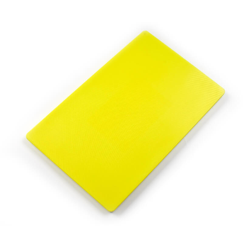 Yellow Plastic Butcher Board Heavy Duty for Kitchen Cutting