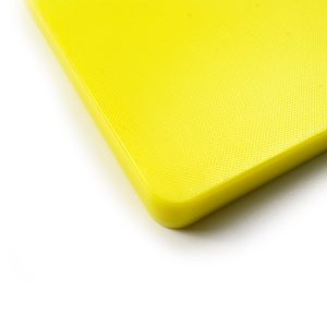 Yellow Plastic Butcher Board Heavy Duty for Kitchen Cutting