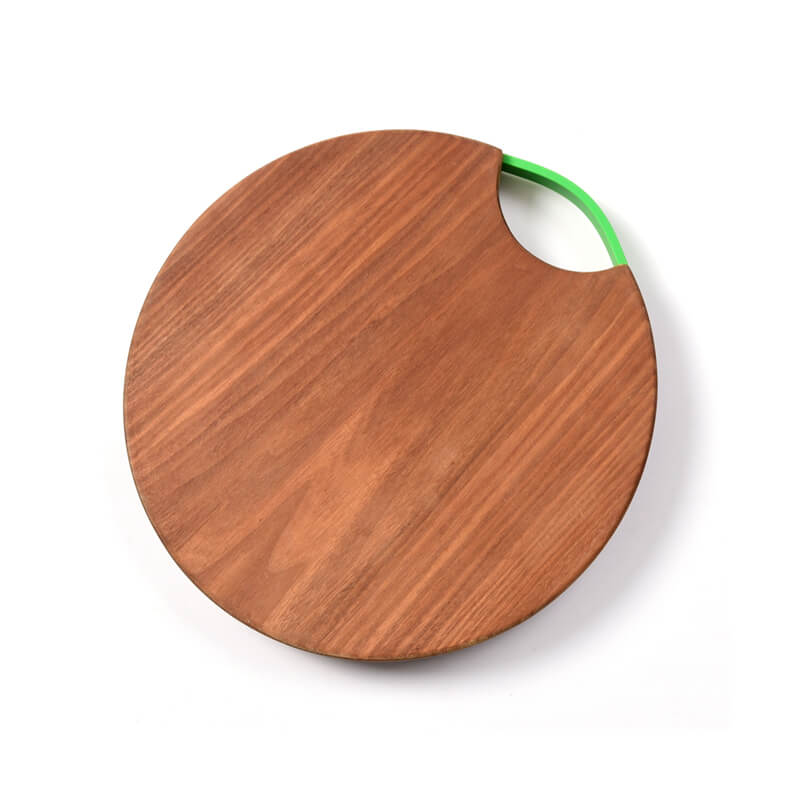 Round Acacia Wooden Cutting Boards with Customized Handle