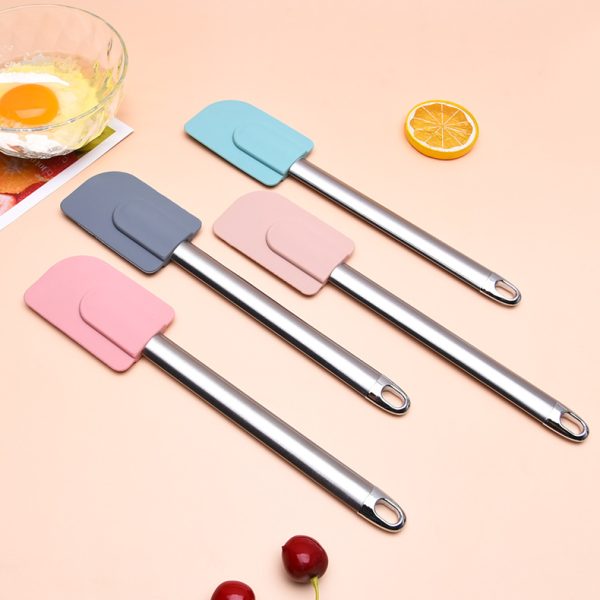 Baking Silicone spatula with stainless steel handle