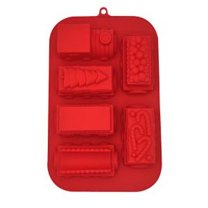 Red Christmas Silicone Mold Cake Baking Mold Chocolate